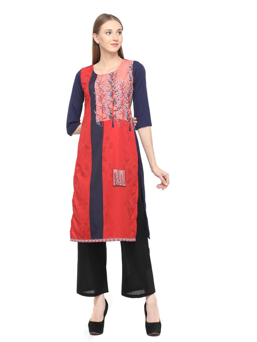 women's straight kurta - 20007285 - Zoom Image - 0