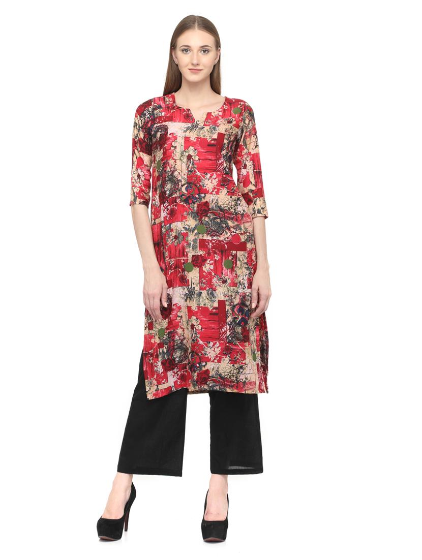 women's straight kurta - 20007288 - Zoom Image - 0