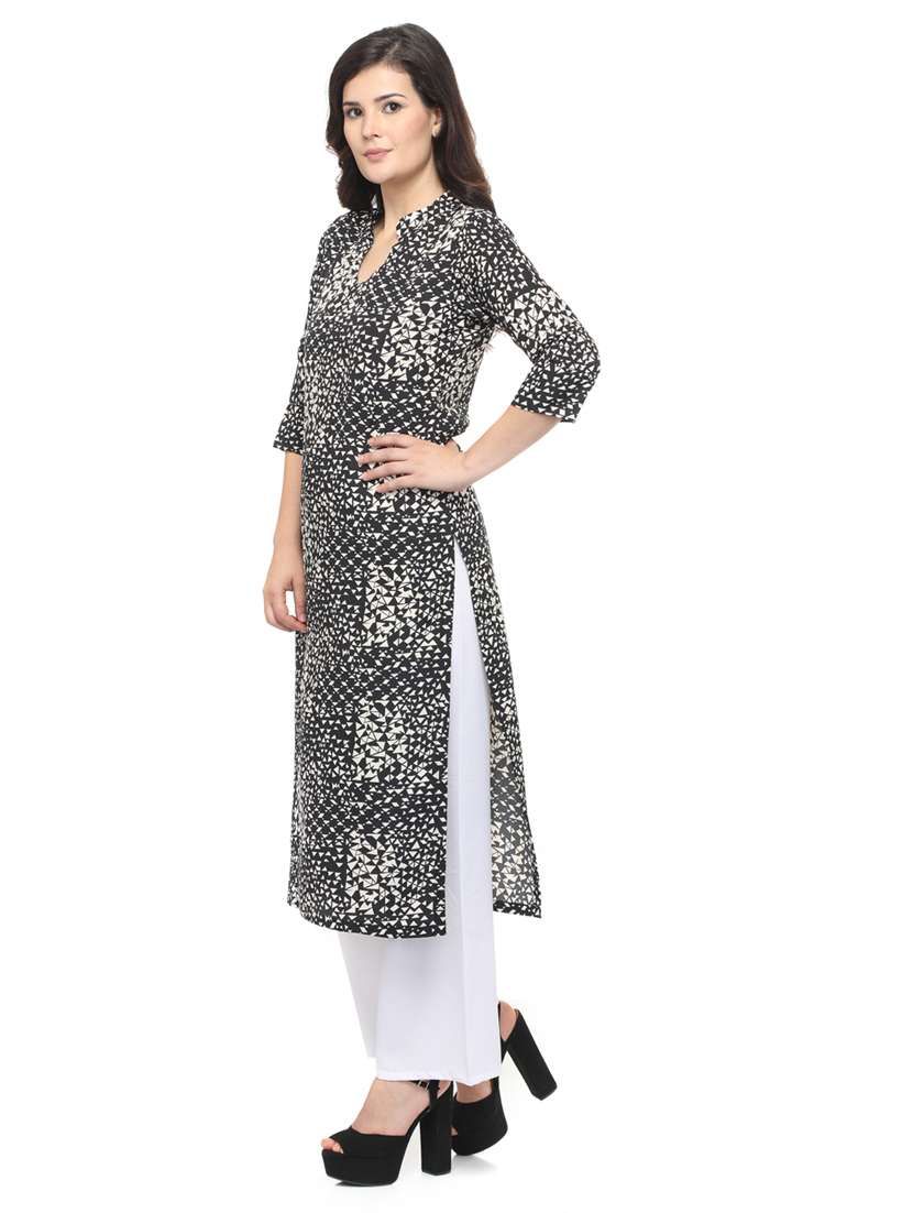 women's straight kurta - 20007290 -  Standard Image - 1