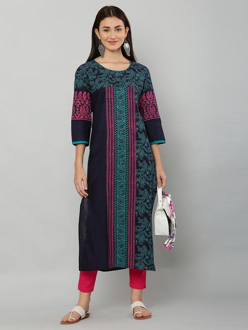 women's straight kurta - 20007316 -  Standard Image - 0