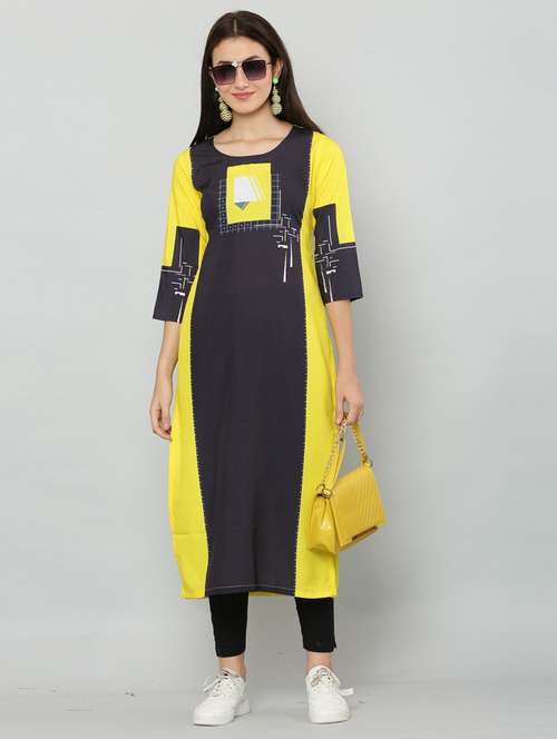 women's straight kurta - 20007322 -  Standard Image - 0