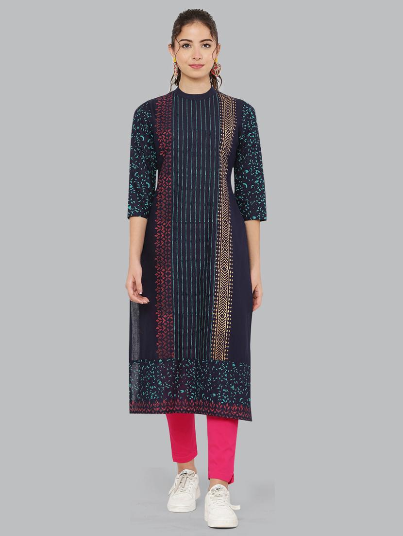 women's straight kurta - 20007330 - Zoom Image - 0
