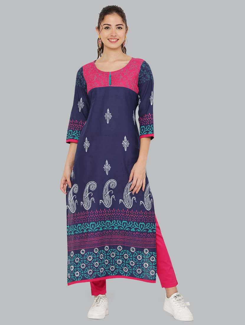 women's straight kurta - 20007332 -  Zoom Image - 0