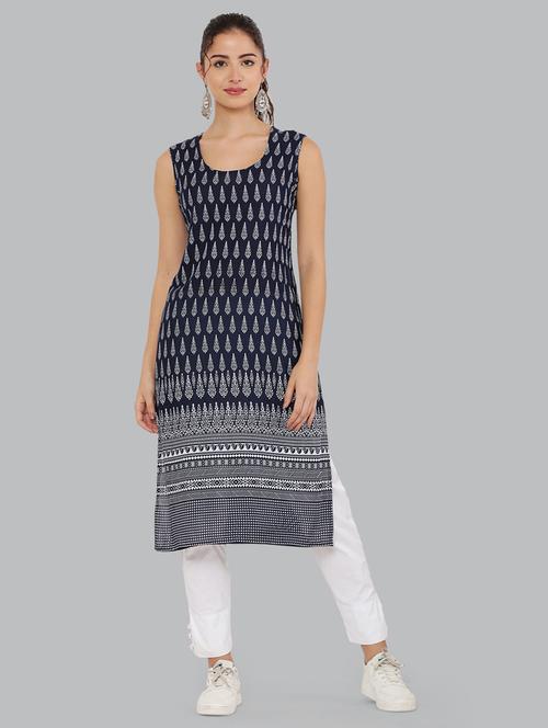 women's straight kurta - 20007339 - Standard Image - 0
