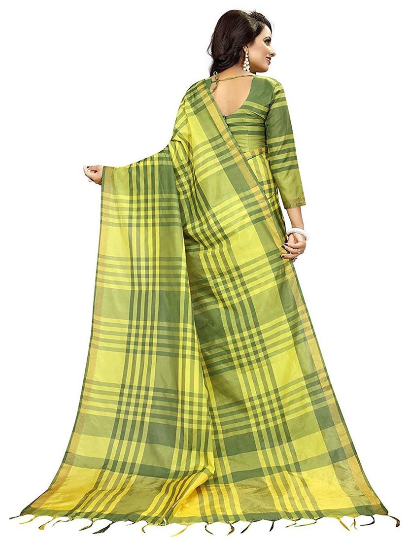 self design woven saree with blouse - 20007967 - Standard Image - 1