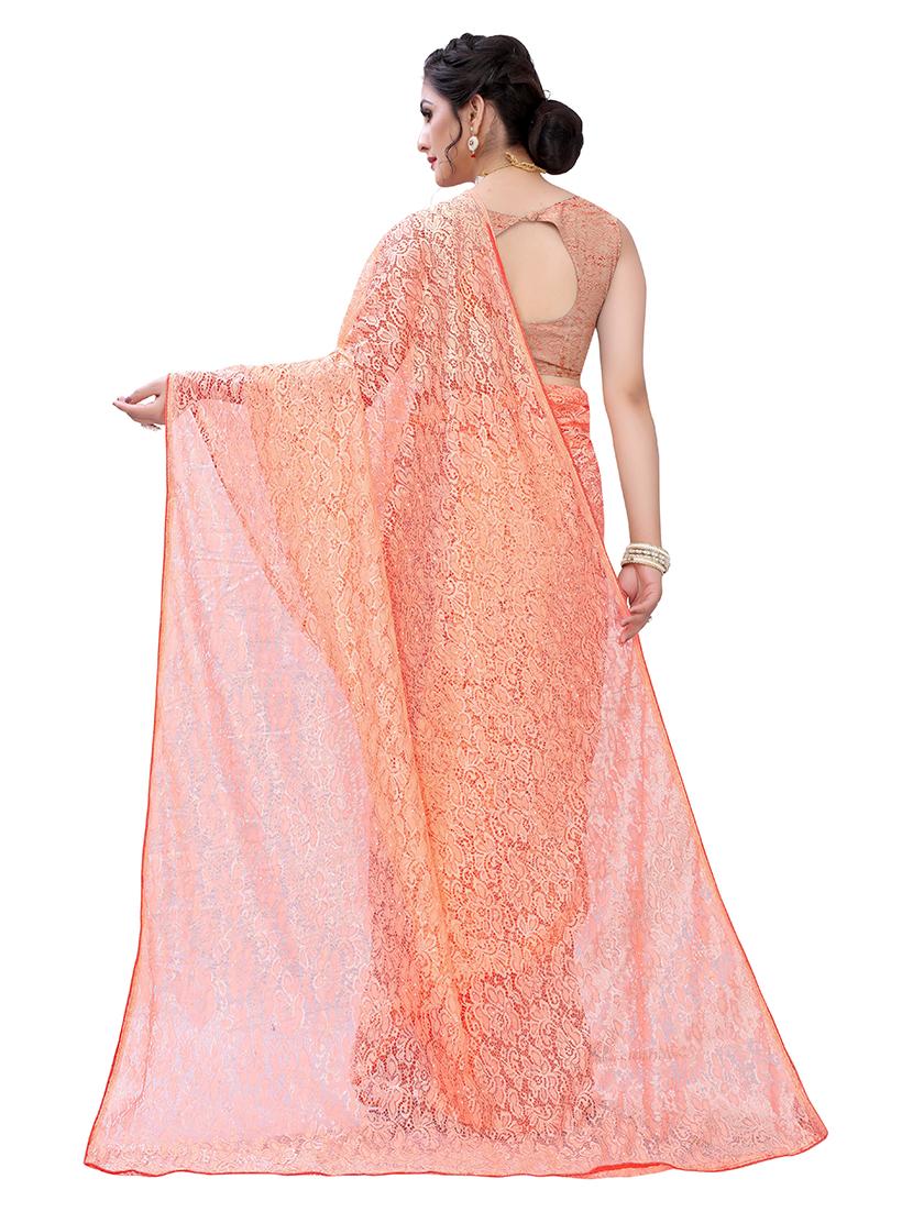 pink printed saree with blouse - 20008077 -  Standard Image - 1