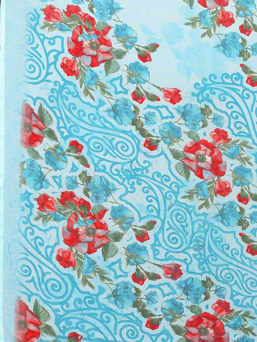 floral printed saree with blouse - 20008184 - Standard Image - 4