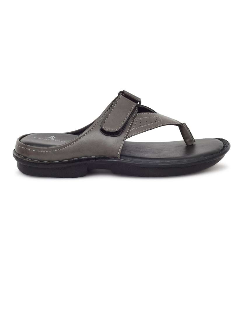 yellow pu toe separator slippers - 20008697 -  Standard Image - 1