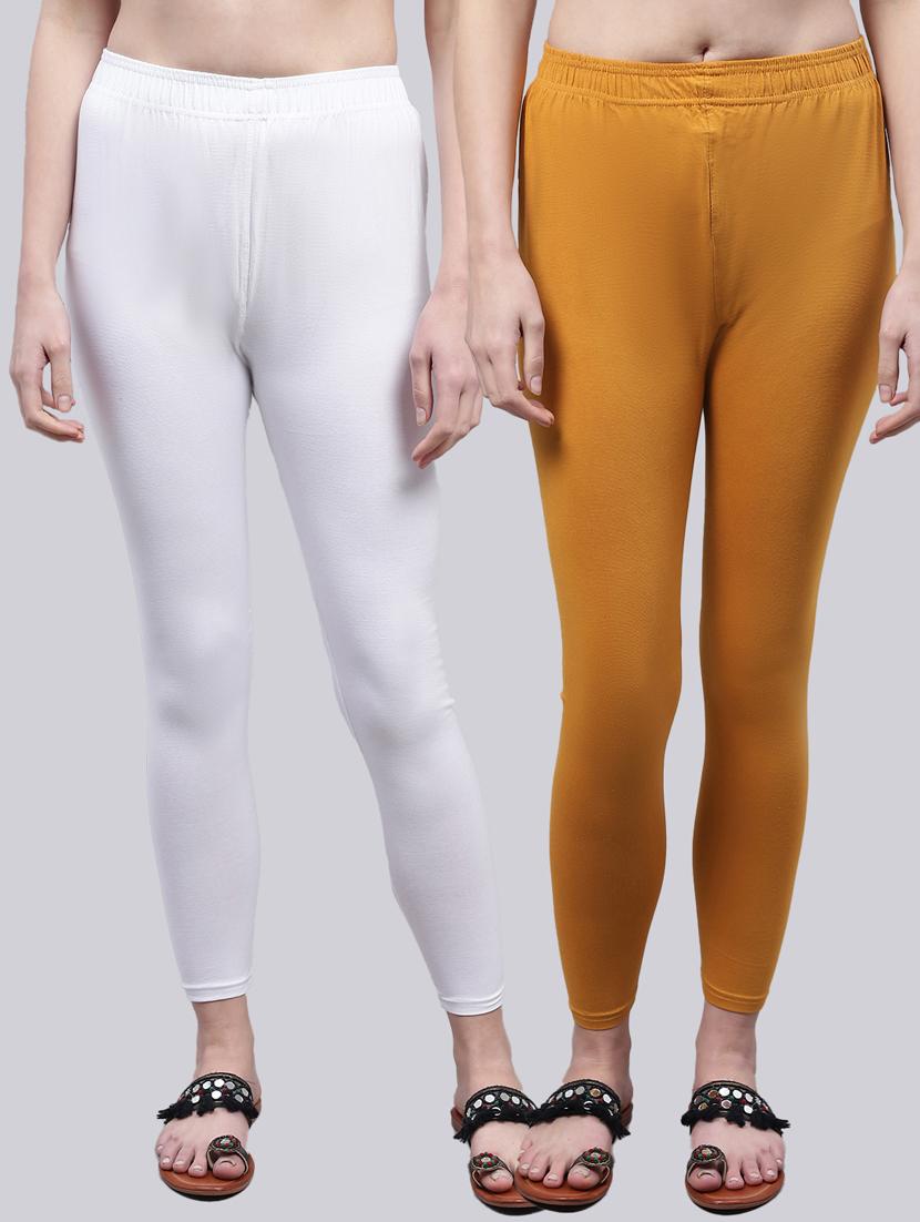 pack of 2 cotton leggings - 20009387 -  Zoom Image - 0
