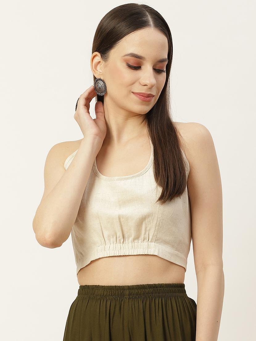 women white halter neck blouse - 20009555 -  Zoom Image - 0