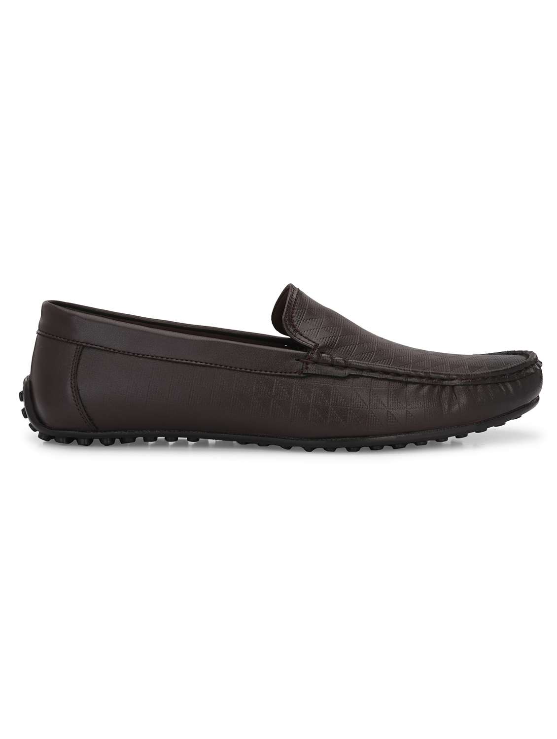 brown solid slip on loafer - 20009648 -  Standard Image - 1