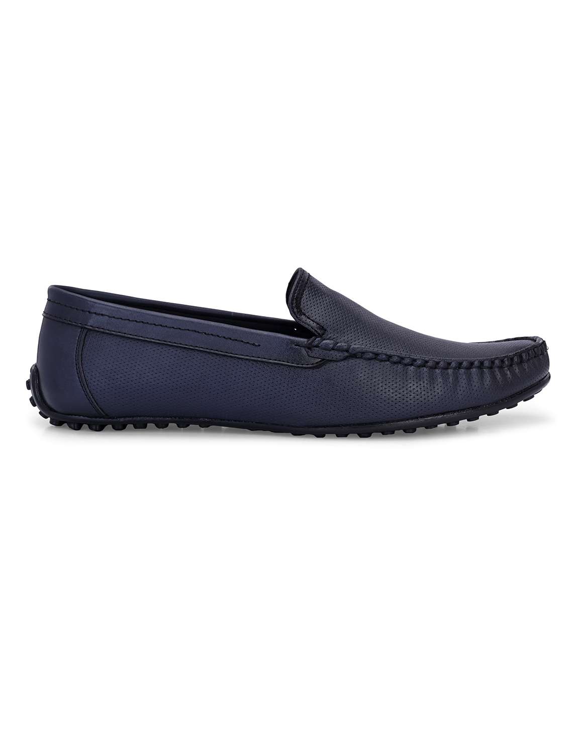 blue solid slip on loafer - 20009649 -  Standard Image - 1