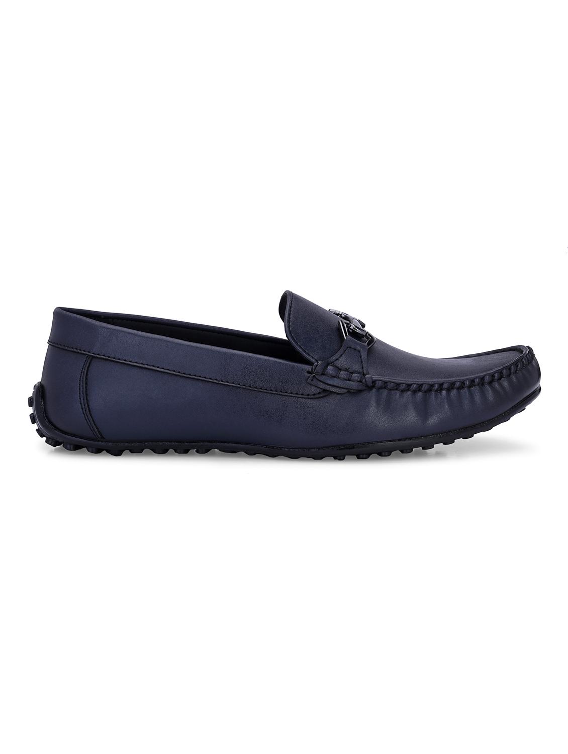 blue solid slip on loafer - 20009657 - Standard Image - 1