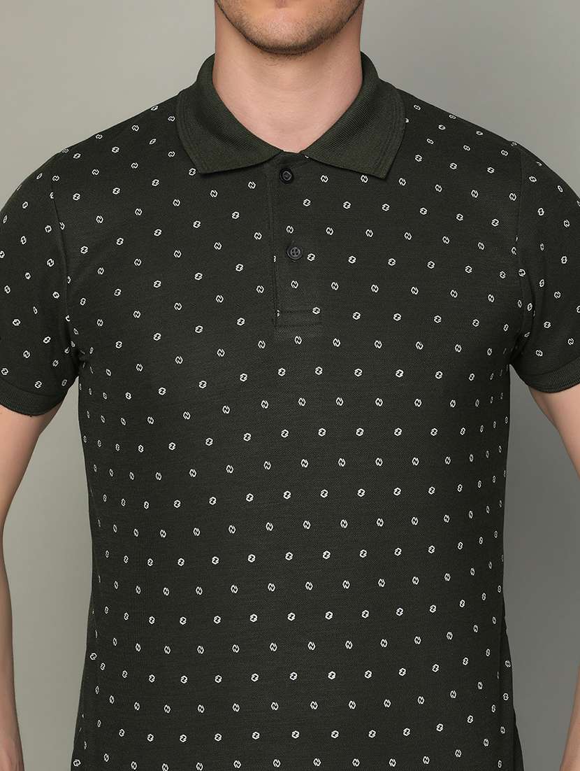 mens printed polo t-shirt - 20010050 - Standard Image - 4