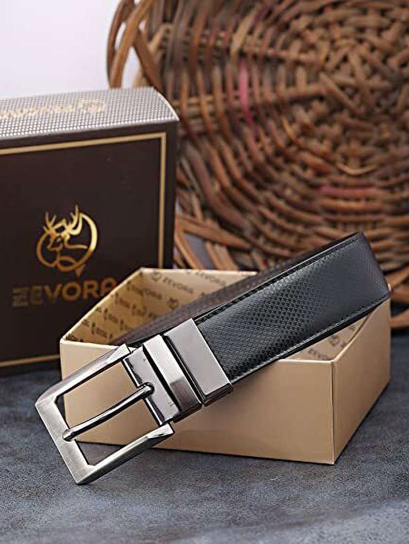 blackbrown leather belt - 20011139 -  Standard Image - 1