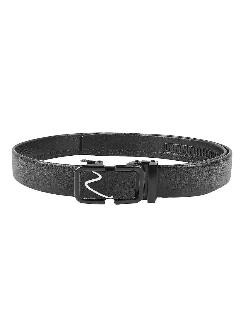 black leather belt - 20011330 -  Standard Image - 1
