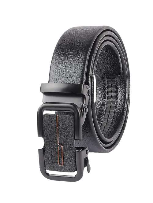black leather belt - 20011333 -  Standard Image - 0