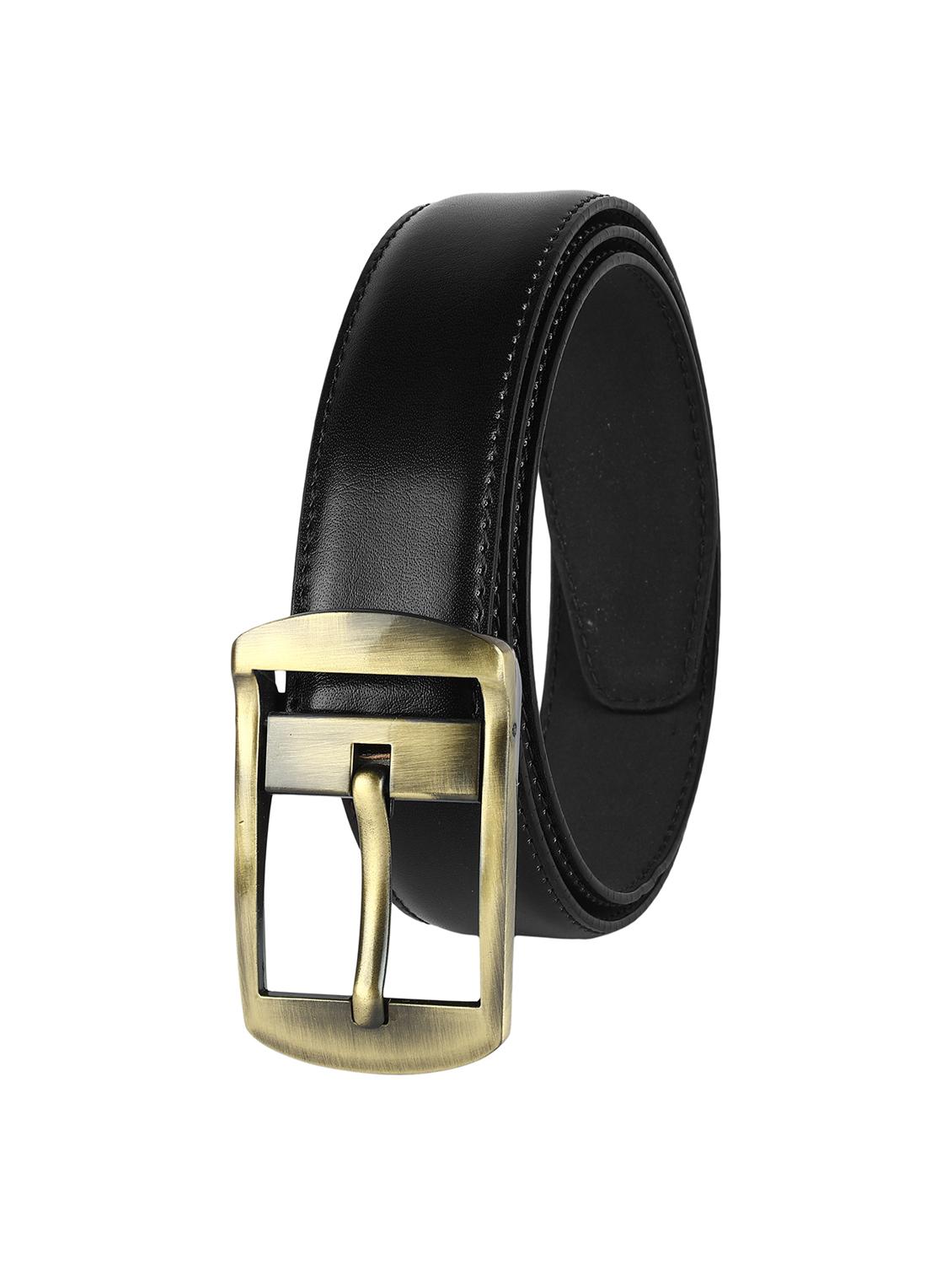 black leather belt - 20011375 - Standard Image - 1