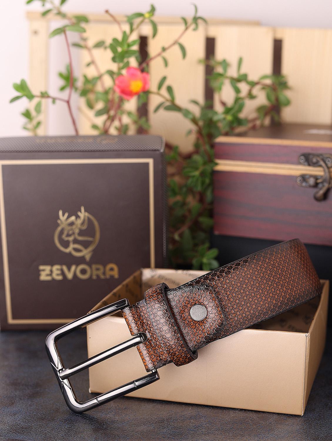 men brown leather belt - 20011420 -  Standard Image - 1