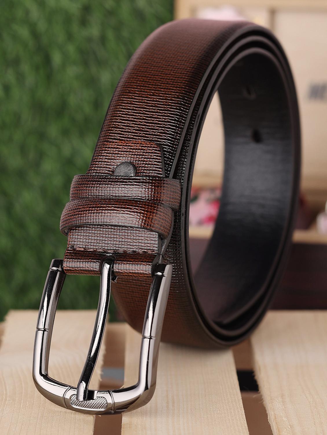 brown leather belt - 20011424 - Zoom Image - 0