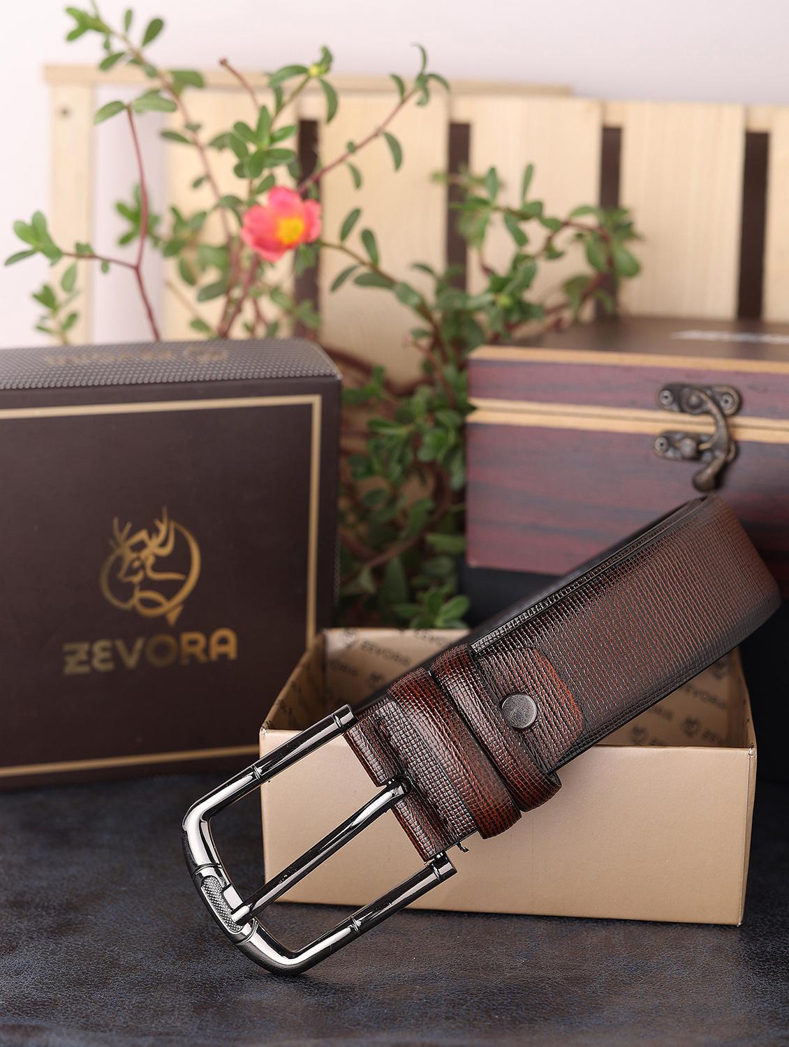brown leather belt - 20011424 - Standard Image - 1