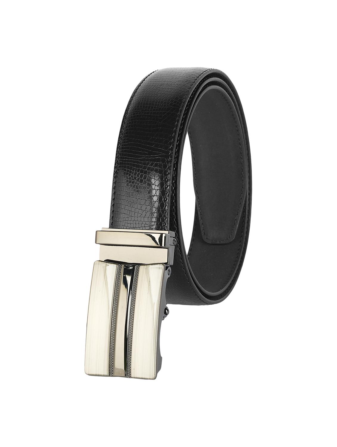 black leather belt - 20011434 -  Standard Image - 1