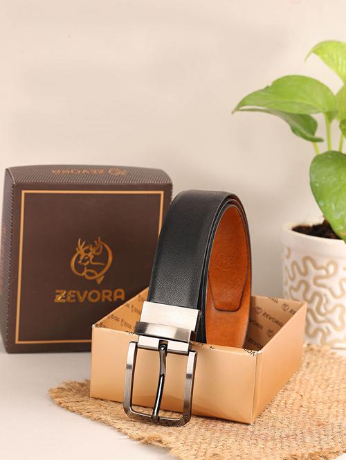 men black leather belt - 20011458 -  Standard Image - 0