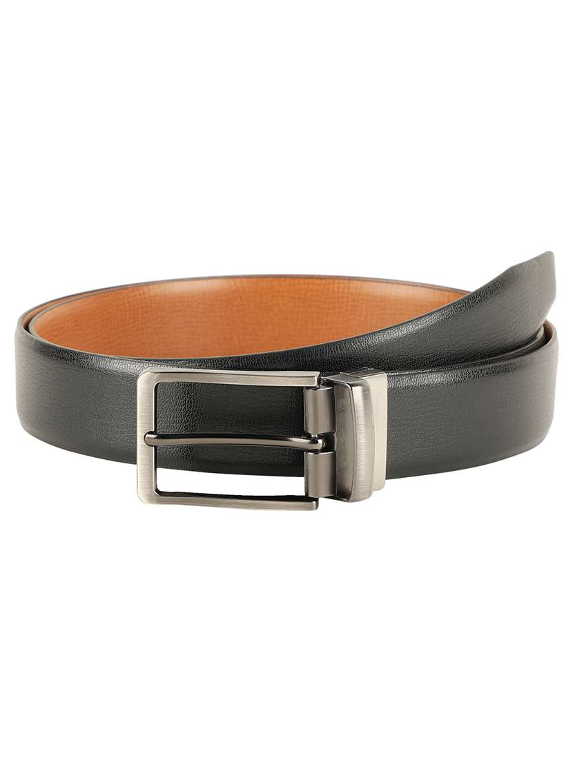 men black leather belt - 20011466 -  Standard Image - 1