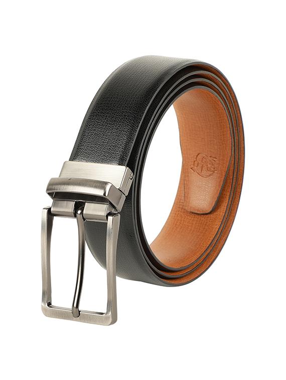 men black leather belt - 20011468 - Standard Image - 1