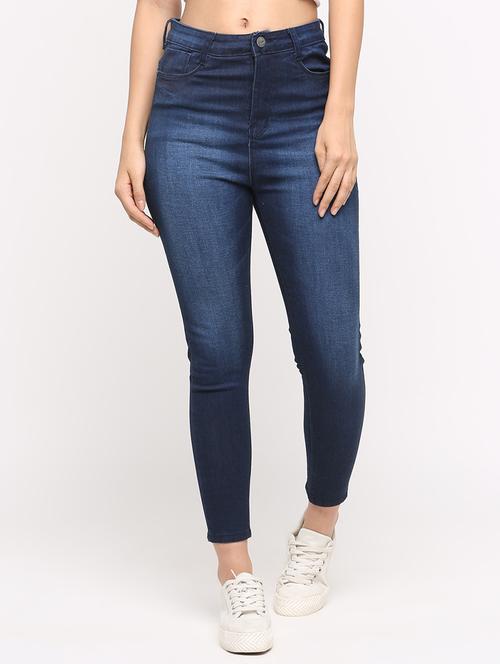 women's plain slim fit jeans - 20011576 -  Standard Image - 0