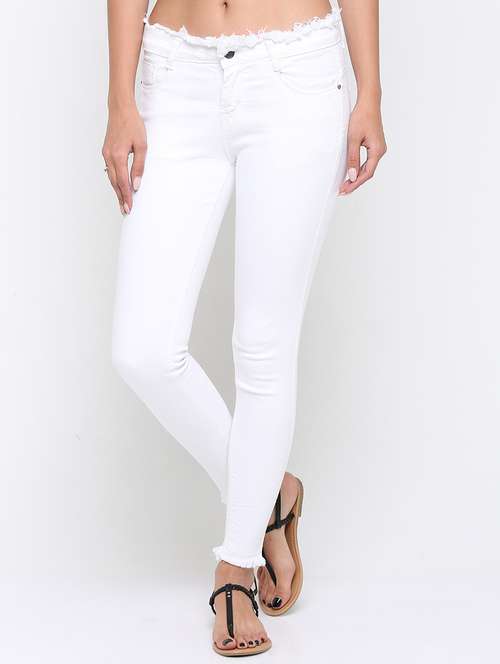women's plain slim fit jeans - 20011586 - Standard Image - 0