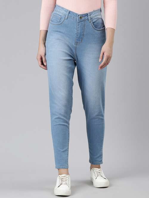 women's plain slim fit jeans - 20011893 -  Standard Image - 0
