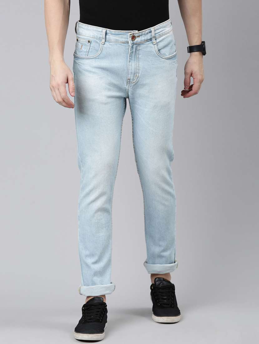 mens slim fit plain jeans