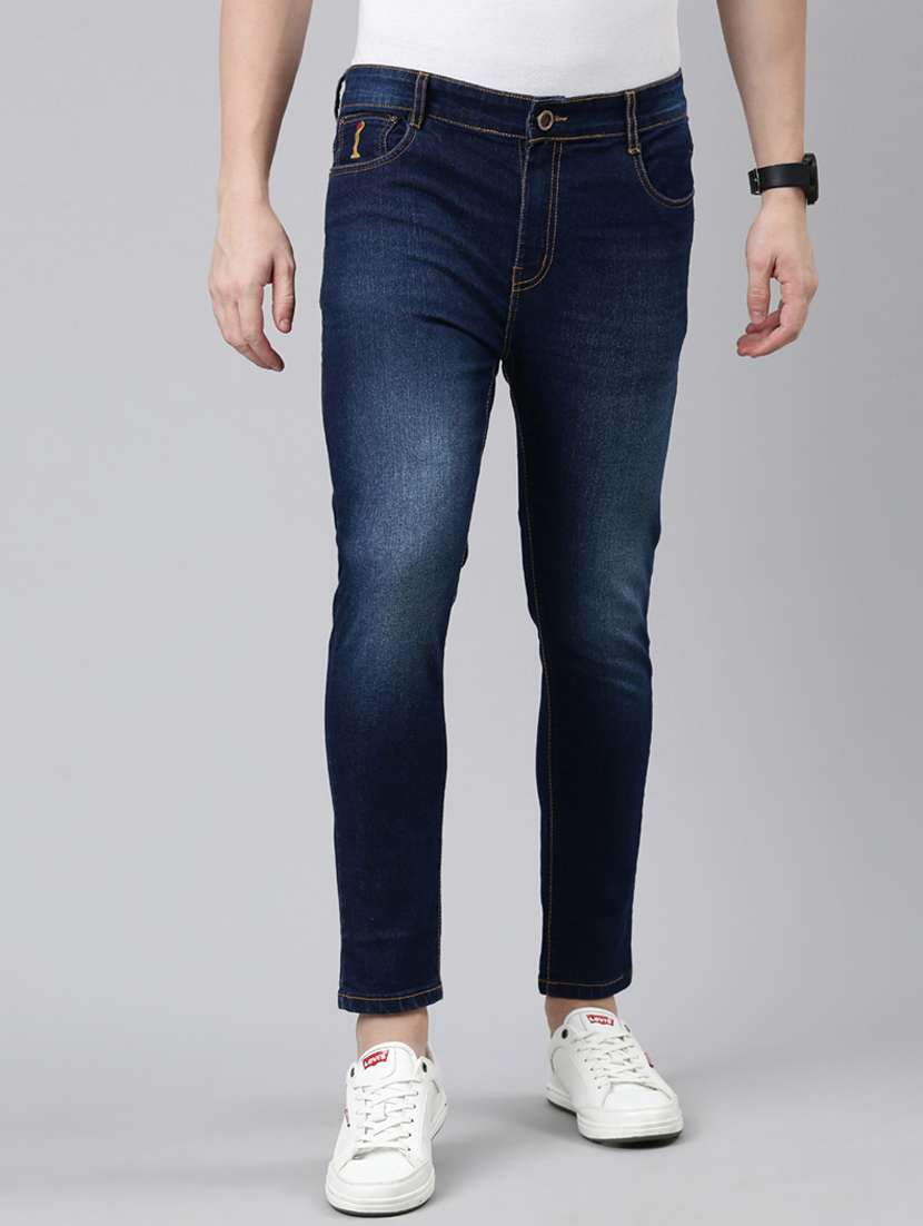 mens slim fit plain jeans