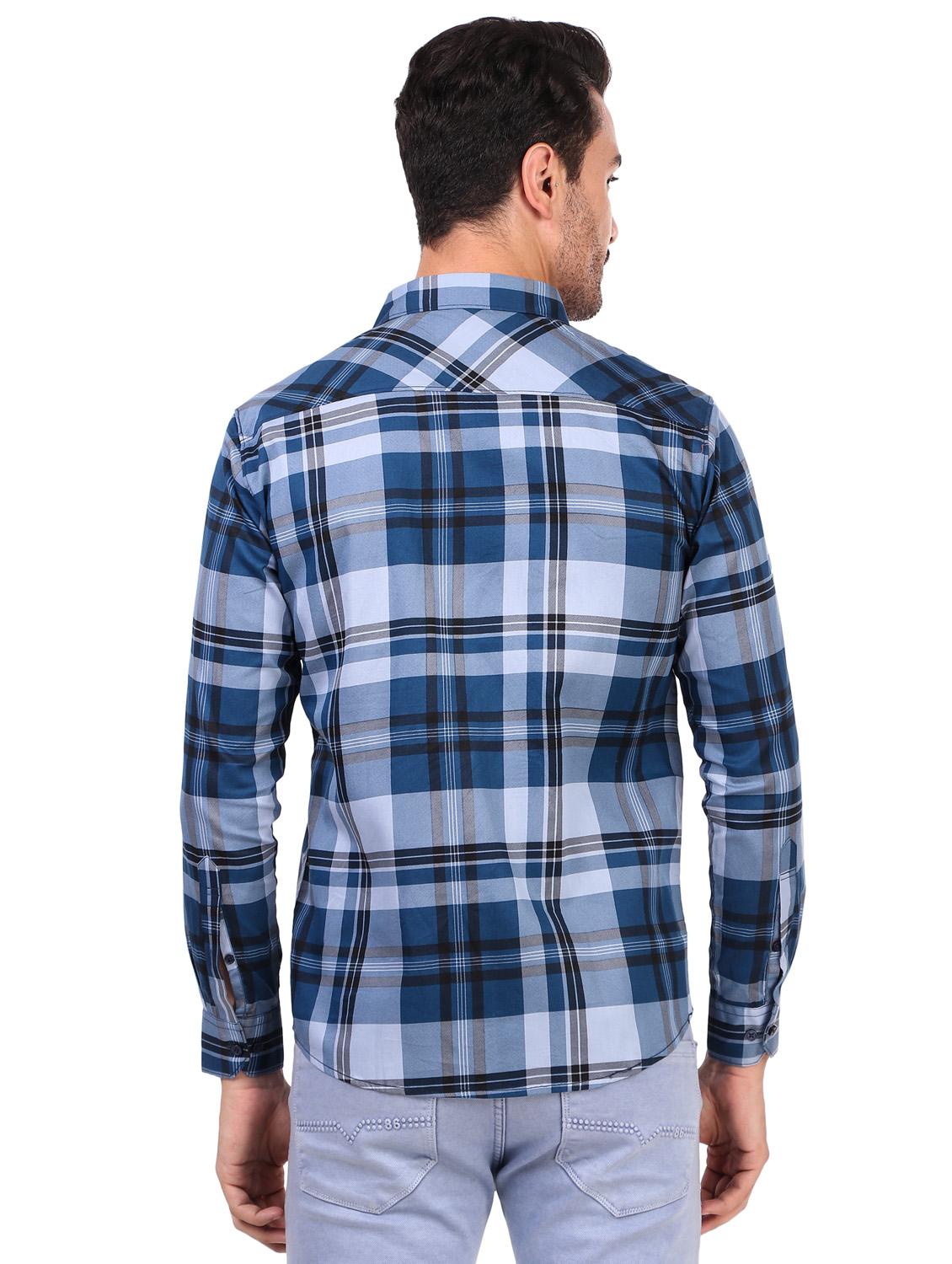 mens checks casual shirt - 20012047 -  Standard Image - 1