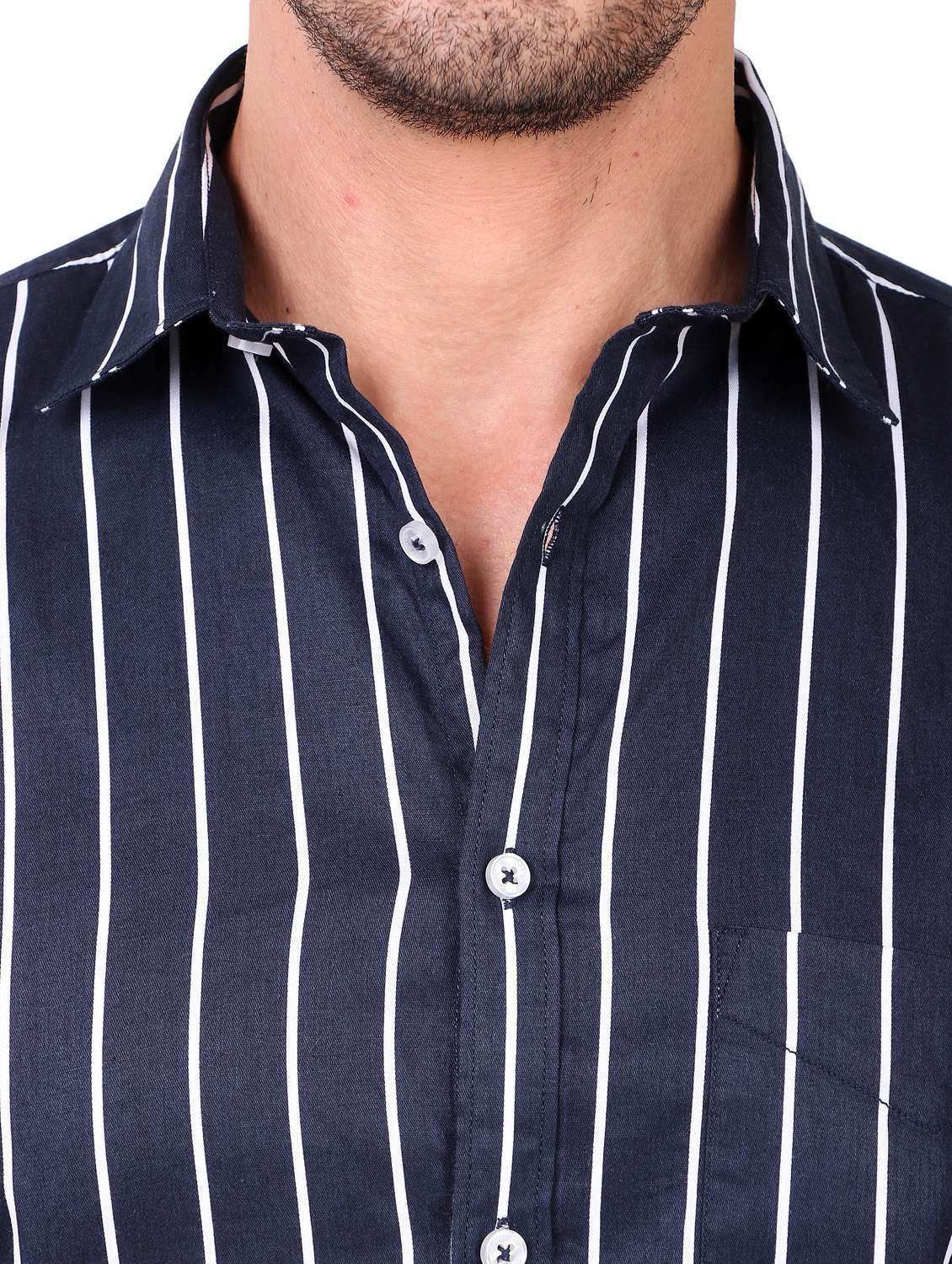 mens stripes casual shirt - 20012052 -  Standard Image - 4