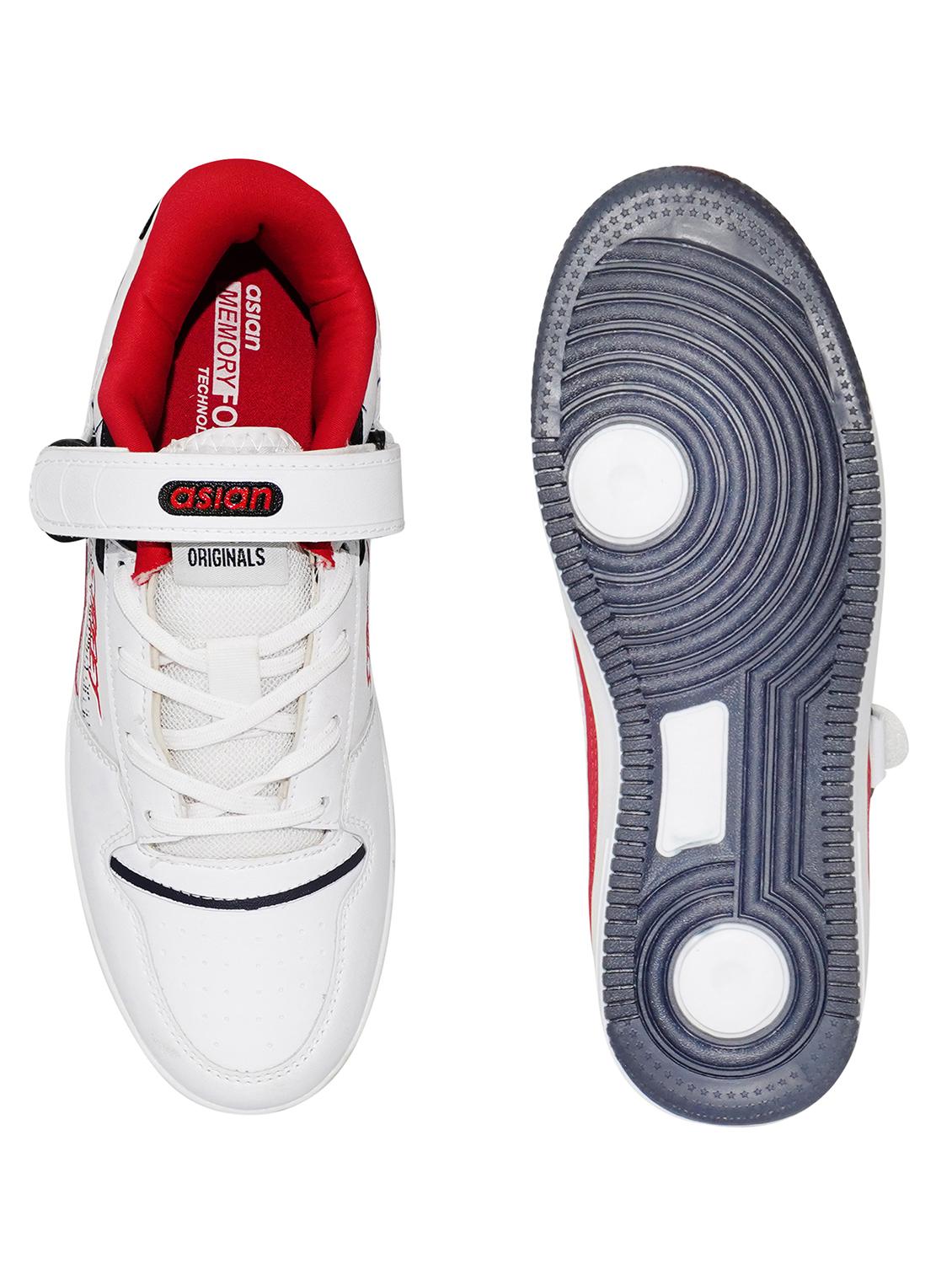 men white lace up sneaker - 20012894 - Standard Image - 4