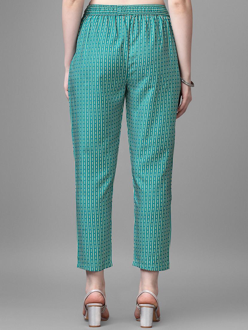 blue cotton kurta pant set - 20013020 - Standard Image - 4