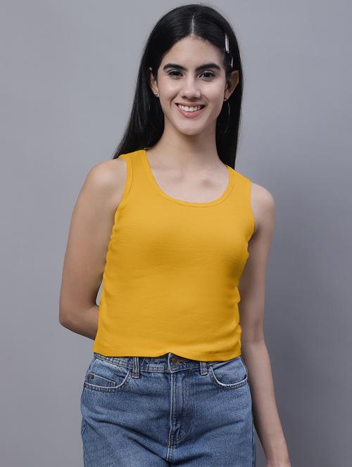 women's plain round neck top - 20013054 - Standard Image - 0