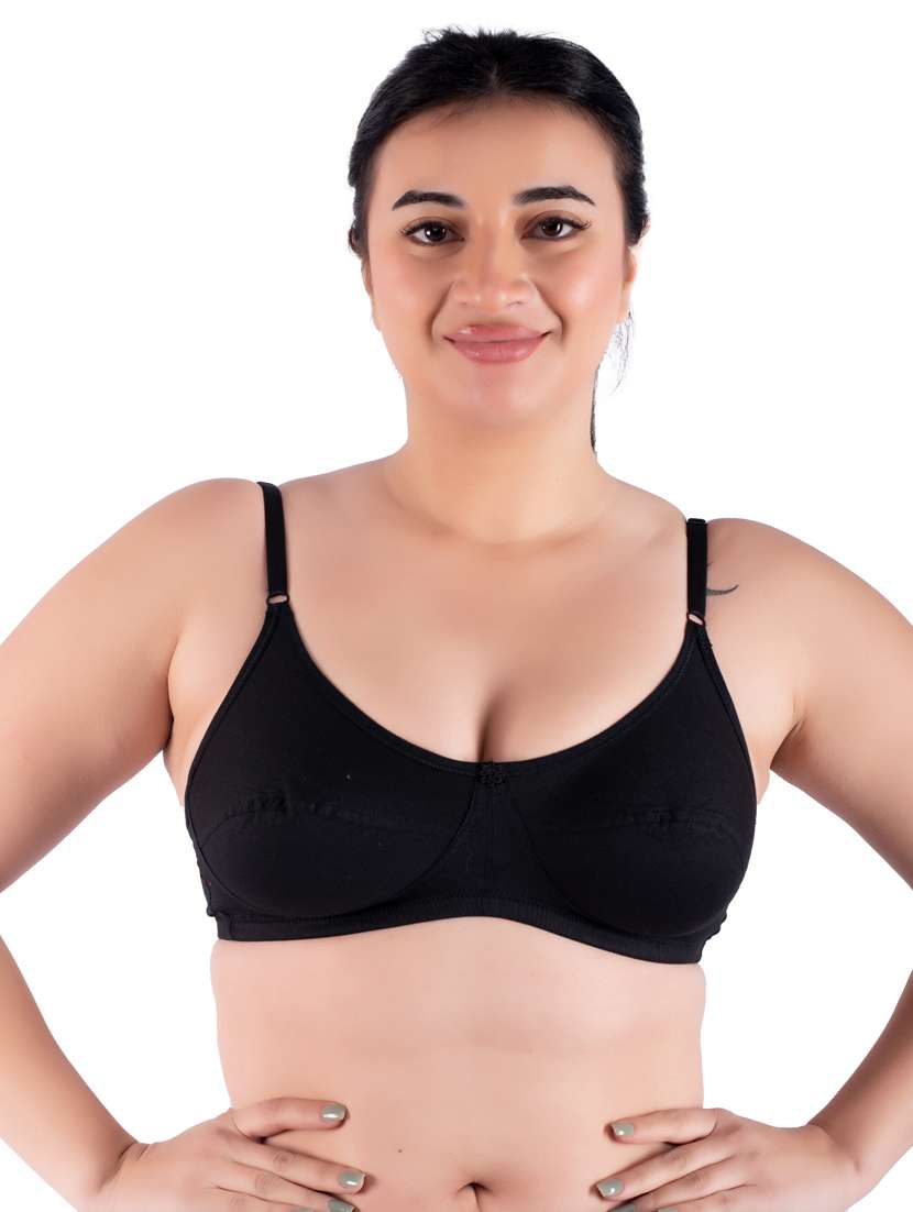 pack of 2 solid regular bra - 20013601 -  Standard Image - 1