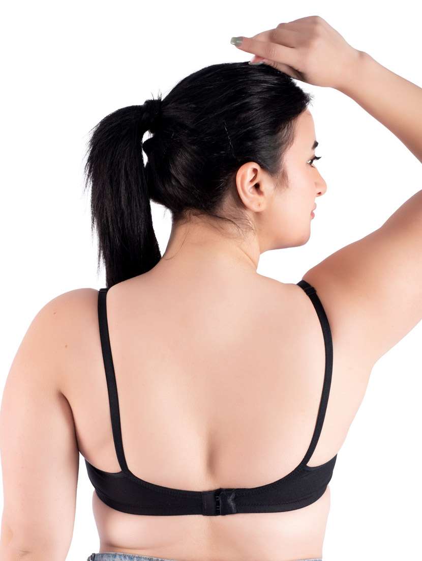 pack of 2 solid regular bra - 20013601 -  Standard Image - 4