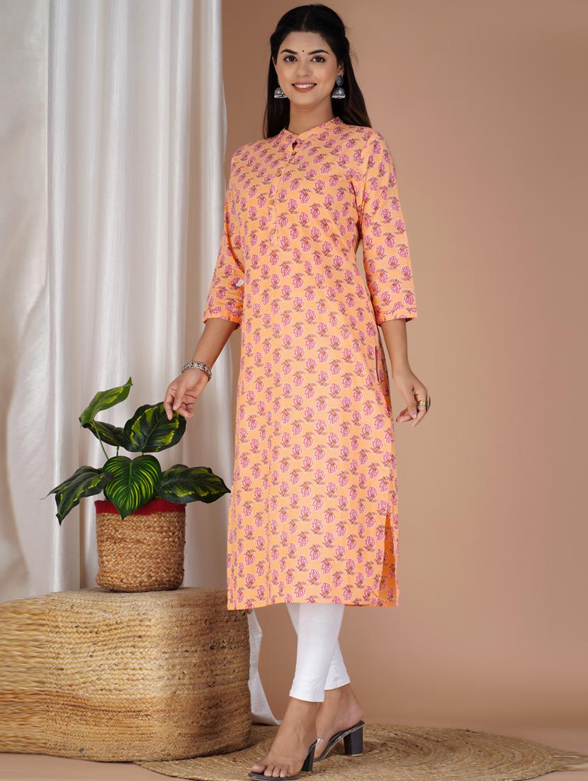 women's straight kurta - 20014422 - Standard Image - 1