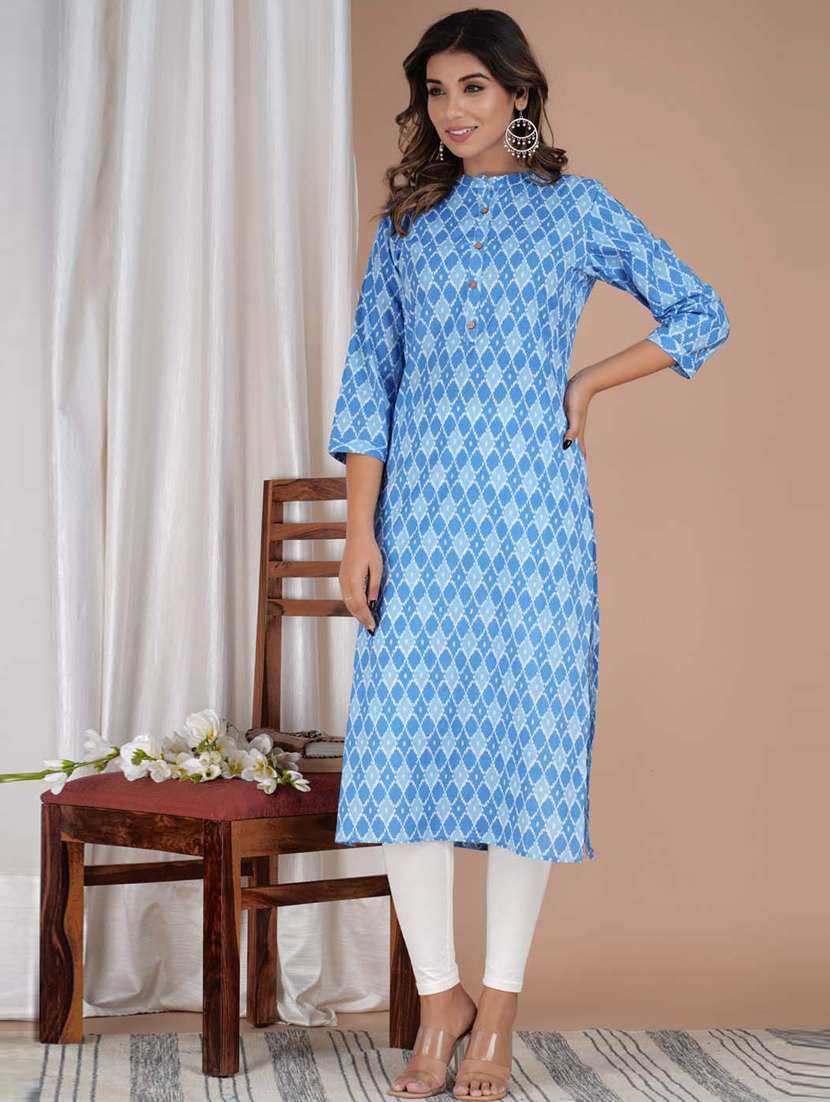 women's straight kurta - 20014430 -  Standard Image - 1