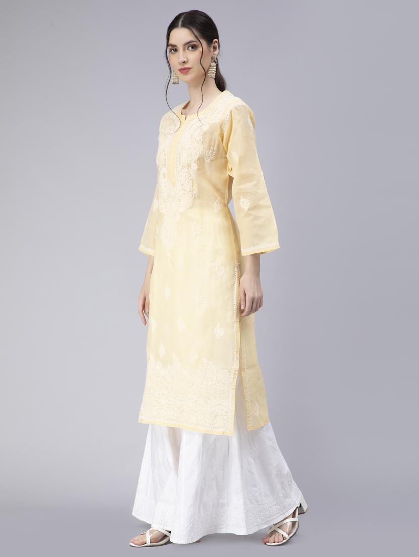 women's straight kurta - 20014470 -  Standard Image - 1