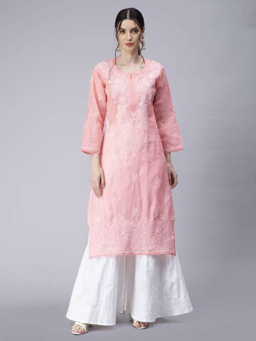 women's straight kurta - 20014471 - Standard Image - 0