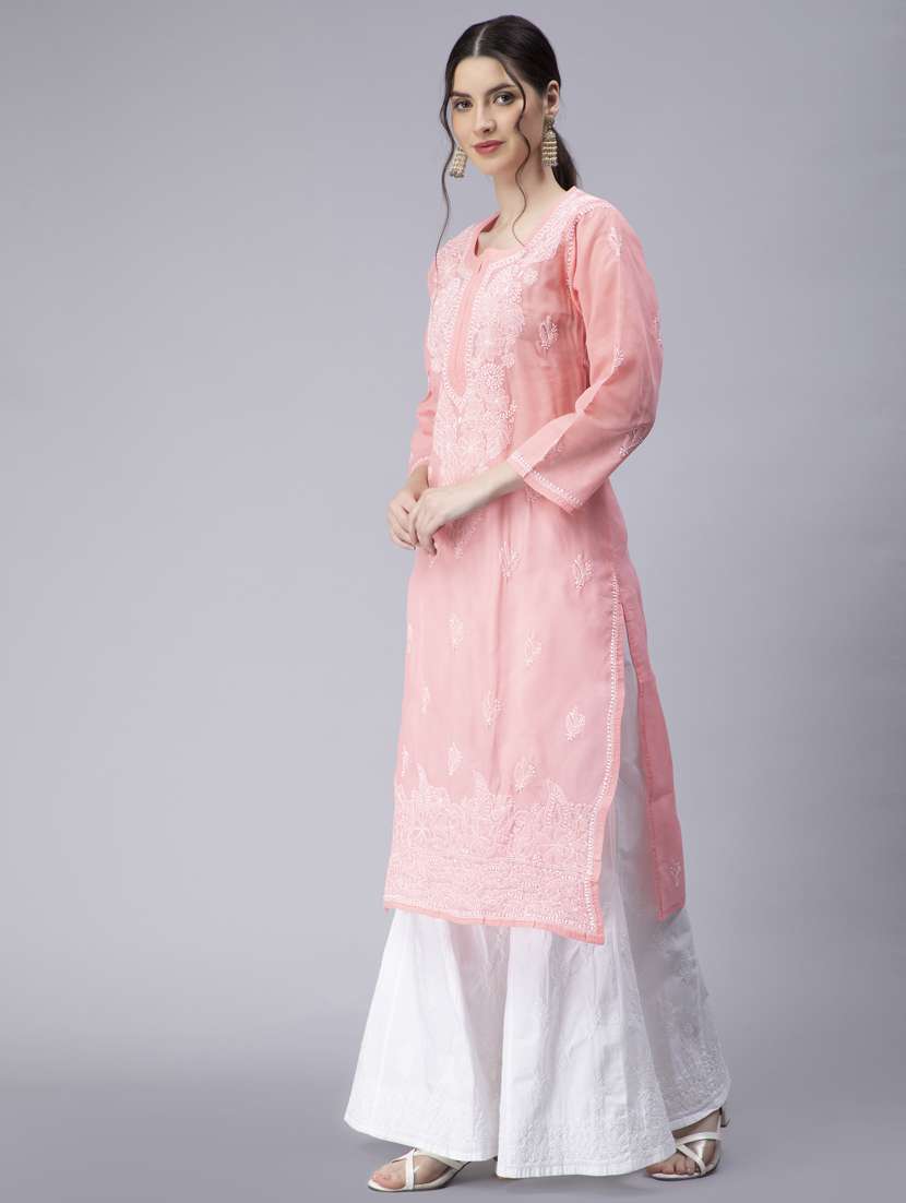 women's straight kurta - 20014471 - Standard Image - 1