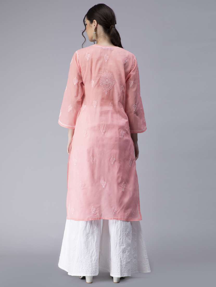 women's straight kurta - 20014471 - Standard Image - 4