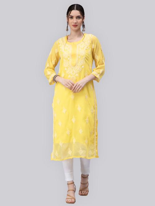 women's straight kurta - 20014480 -  Standard Image - 0