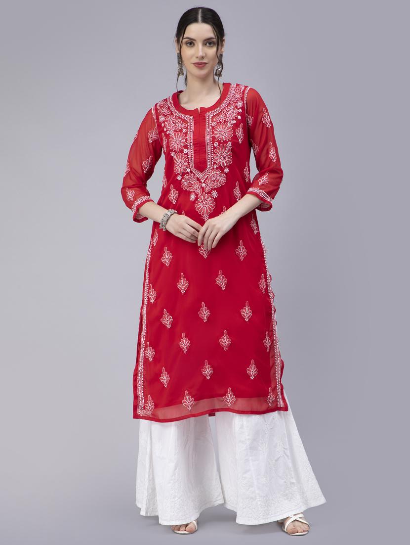 women's straight kurta - 20014482 - Zoom Image - 0