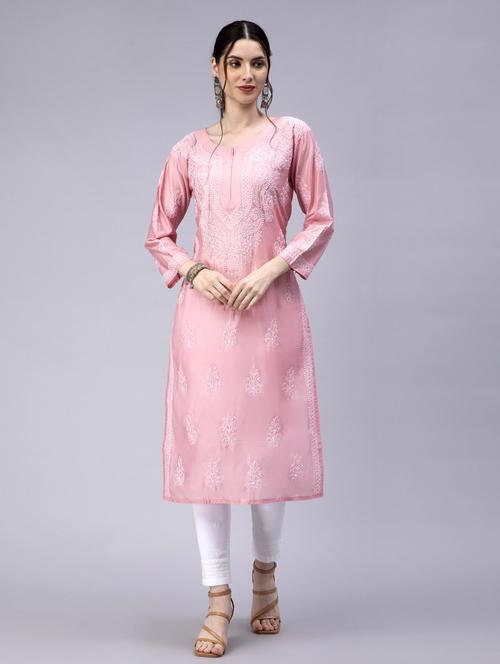 women's straight kurta - 20014485 - Standard Image - 0